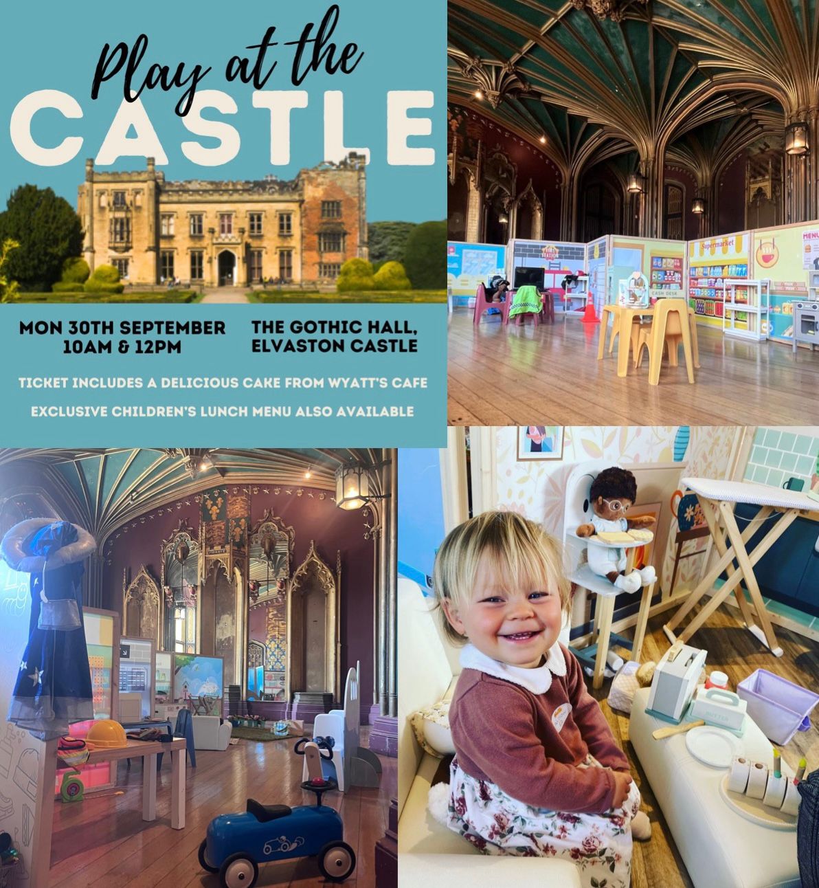 Pop up play at Elvaston Castle with Wyattâ€™s Cafe