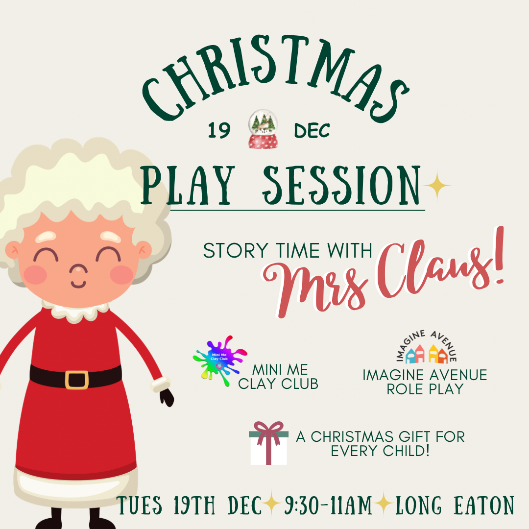 Mrs Claus Christmas session with Mini Me Clay Club!