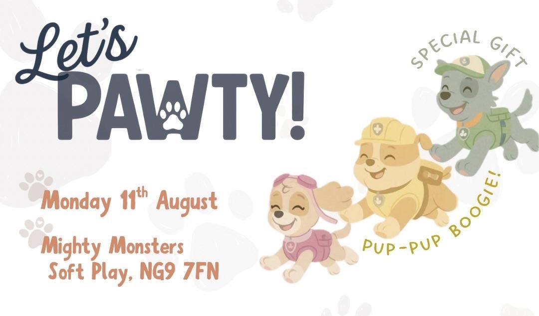 Paw Patrol Party with Mighty Monsters